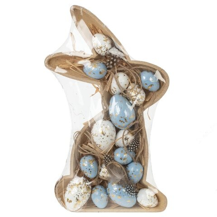 GAEM Набор из 16-ти изделий декоративных подвесных "Яйцо" (4*6, 3*4), L21 W34,5 H4,5 см