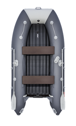Лодка ПВХ Таймень LX 3400 НДНД Графит/светло-серый
