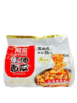 Лапша широкая острая с красным маслом Akuan