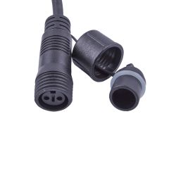 UCX-F90 T10-2M-BK Провод-шина для гирлянд серии F90PRO. 2м. 10 Т-коннекторов. шаг 20см. Статика-мерцание. IP67. Черный. TM Uniel