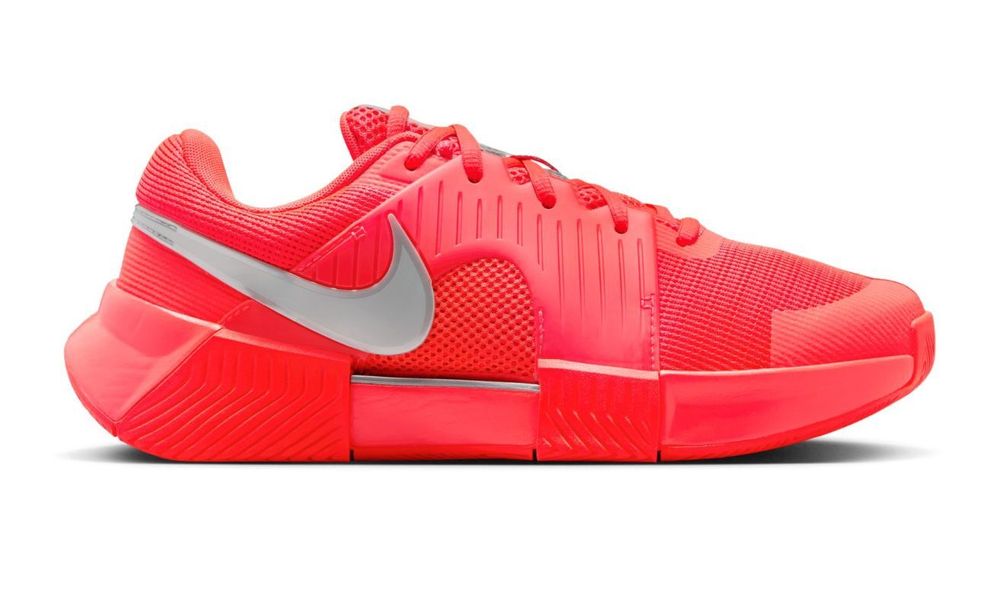 Женские теннисные кроссовки Nike Zoom GP Challenge 1 HC Premium - bright crimson/metallic silver