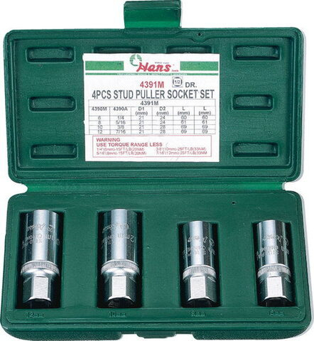 Набор шпильковертов 1/2' Hans, 4391M