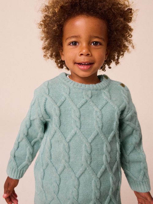 Джемпер для мальчика Next K82-443, Светло-бирюзовый