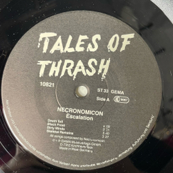 Винтажная виниловая пластинка LP Necronomicon Escalation (Germany 1988)