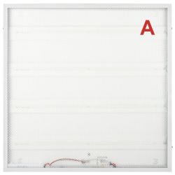 Светильник светодиодный ЭРА SPO-6-36-4K-P-EM 36Вт 4000K 595х595 призма со встроенным БАП 1час | Светильники с внутренним драйвером