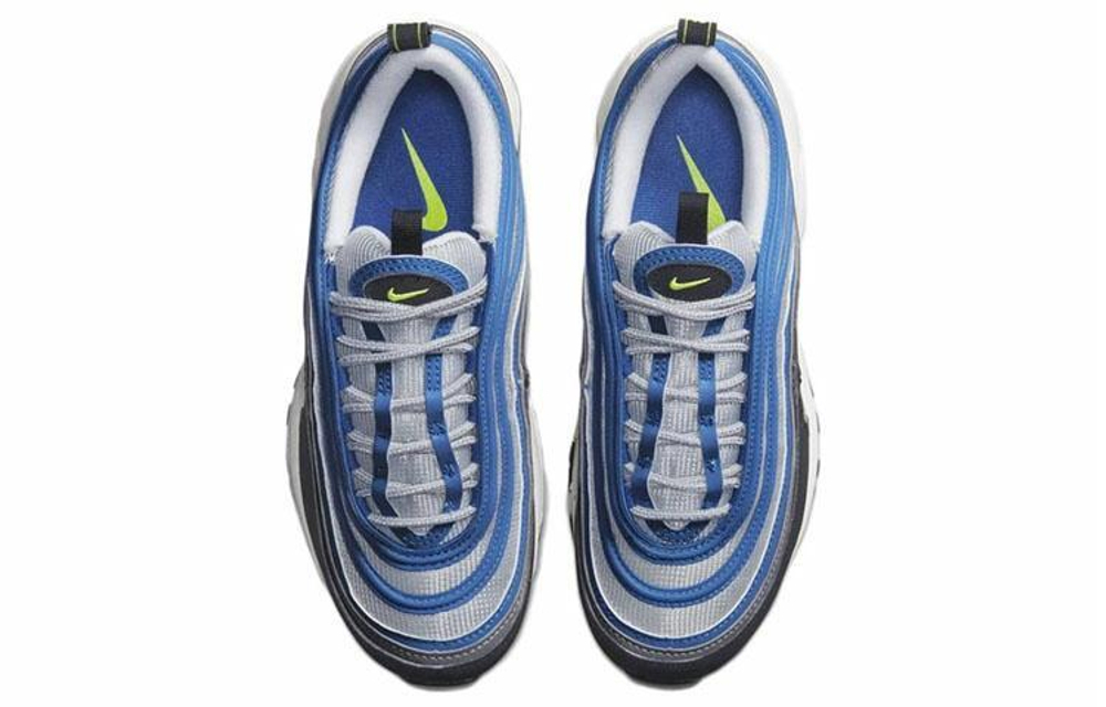 Кроссовки Nike Air Max 97 Og "Atlantic Blue And Voltage Yellow" 2022 (Женская размерная сетка)