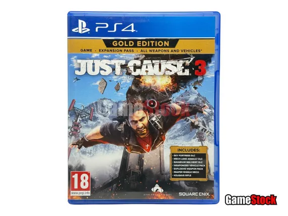 PS4 Just Cause 3 (Б/У, Английская версия, CUSA-02747)