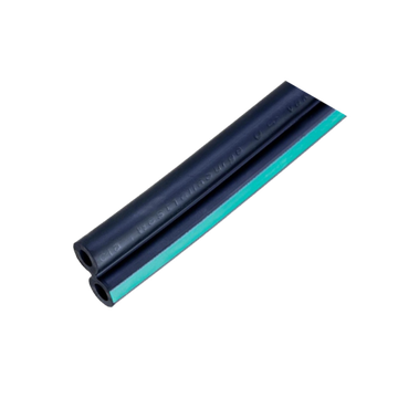 Шланг вакуумный спаренный 7х3 резиновый черный с полосой