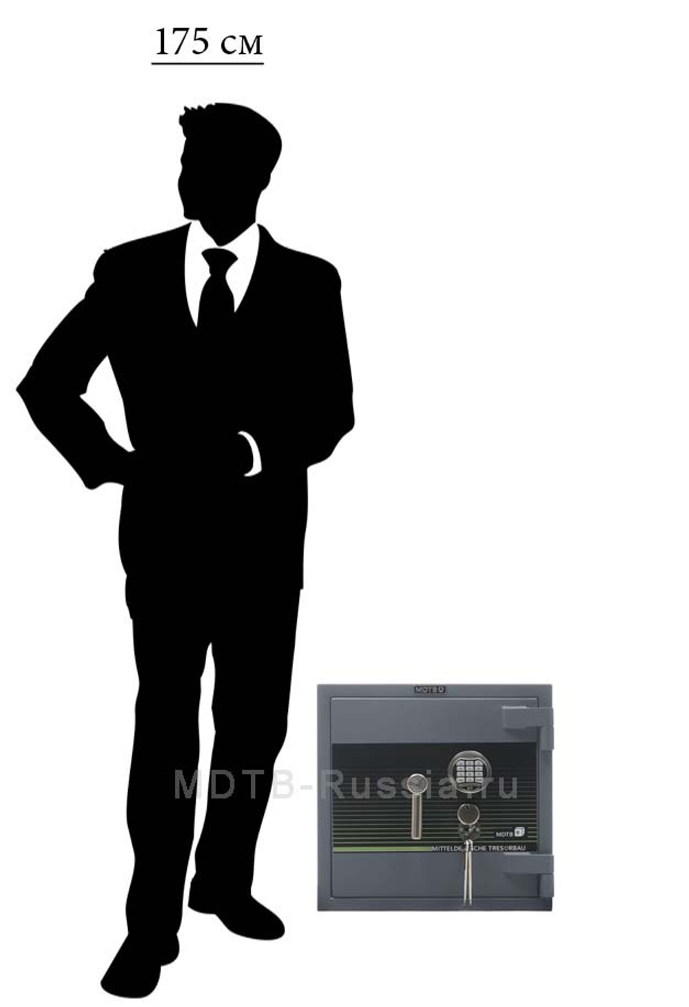 Взломостойкий сейф MDTB Fort-M 50 EK