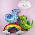 Шар (27"/69 см) Фигура, Облако, Белый 1 шт.