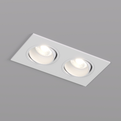 DK3072-WH Встраиваемый светильник, IP 20, 10 Вт, GU5.3, LED, белый/белый, пластик