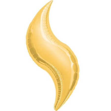 A 28 Мини Зигзаг Золото / Mini Shape Curve Gold A30 / 1 шт / б45