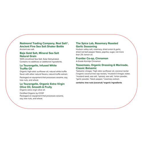 iHerb Exclusive, кухонные запасы, праздничная коллекция, набор из 8 продуктов