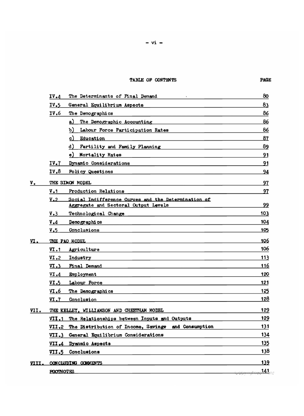 Economic-demographic Simulation Models | W.C. Sanderson