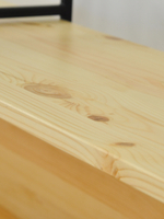 Стеллаж из массива сосны с 3 полками Бьерн 195х35х180