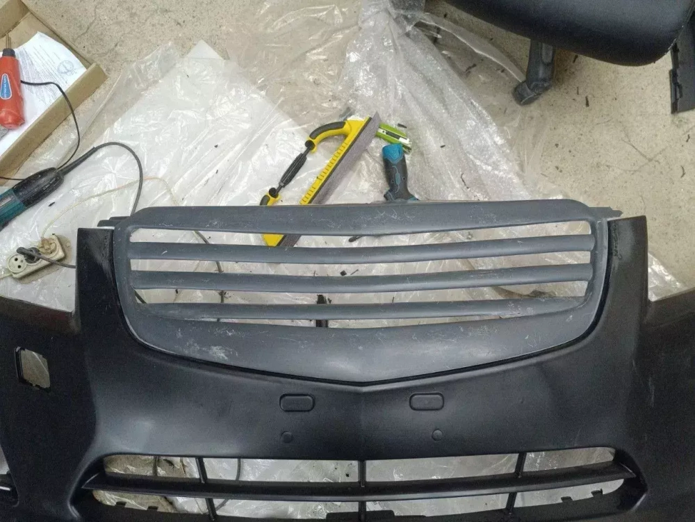 Решетка Chevrolet Cruze рестайлинг Мерседес стиль