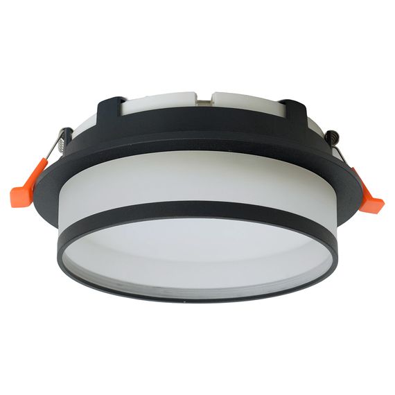 Светильник встраиваемый Feron DL700 потолочный GX70 черный круг 51094