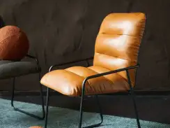 Cтул Brera, коричневая экокожа