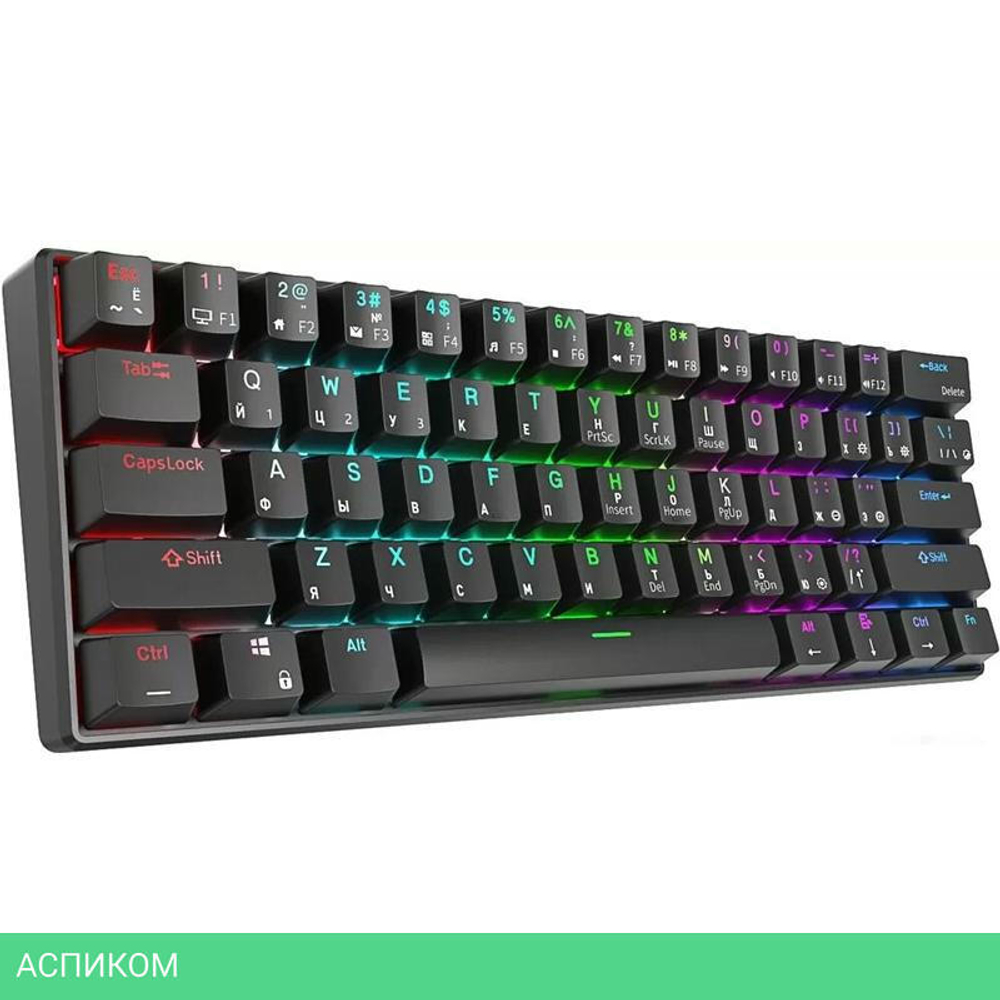 Клавиатура Royal Kludge RK61 Red switch/Black