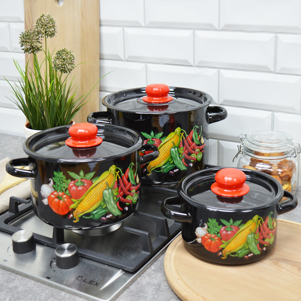 Набор кастрюль "Кукуруза"