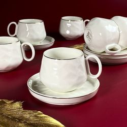 Lenardi 133-423 Кофейный набор 12пр.120мл в под.уп.(х12)Фарфор