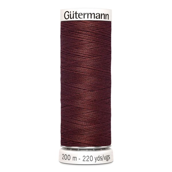 Нитки универсальные Gutermann Sew-all 100 (200 метров), 5 кат. | 174 красное дерево