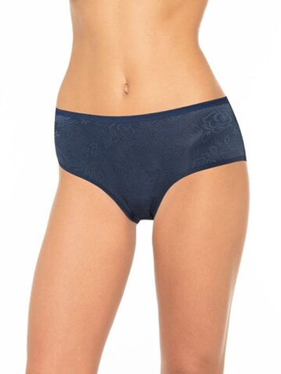 Высокие трусики с жаккардовой лицевой частью (Размер: 4X) (Цвет: черный)