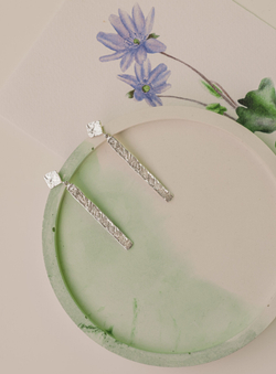 серьги мозаика длинные