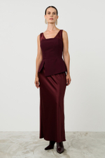 Платье макси с открытой спиной