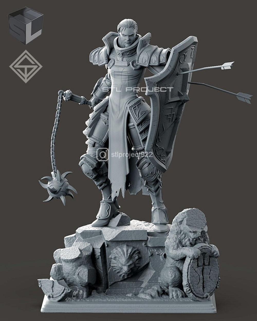 Фигурка Diablo диабло Crusader