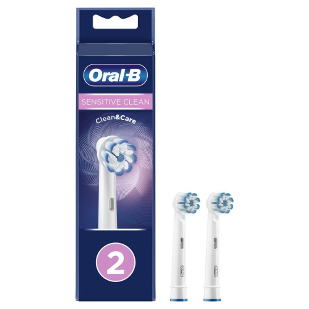 Насадки для зубной щетки ORAL-B EB60X Sensitive Clean 2 шт с Х-образными щетинками