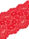 03-275 Кружево эластичные реснички 23 см, красный 100