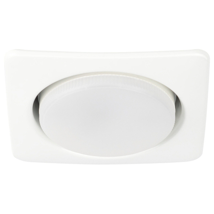 Светильник встраиваемый ЭРА KL71 WH /1 (к) под лампу GX53 белый термокольцо в комплекте