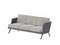 Алдо Диван трёхместный ALD-03L Storm 022/Storm 017/Металл Серый 2010*875*890