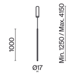 Подвесной светильник Maytoni MOD246PL-L24BSK1