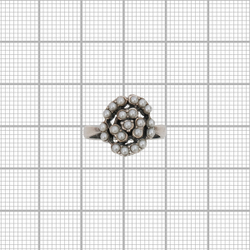 "Розалинта" кольцо в серебряном покрытии из коллекции "Жемчужный сад" от Jenavi