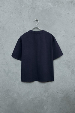 ZARA STORIESZ - ФУТБОЛКА HEAVY WEIGHT С КАРМАНОМ, МОРСКОЙ СИНИЙ