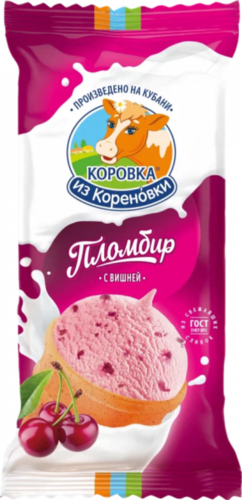 Мороженое Коровка из Кореновки, вишня, 100 гр