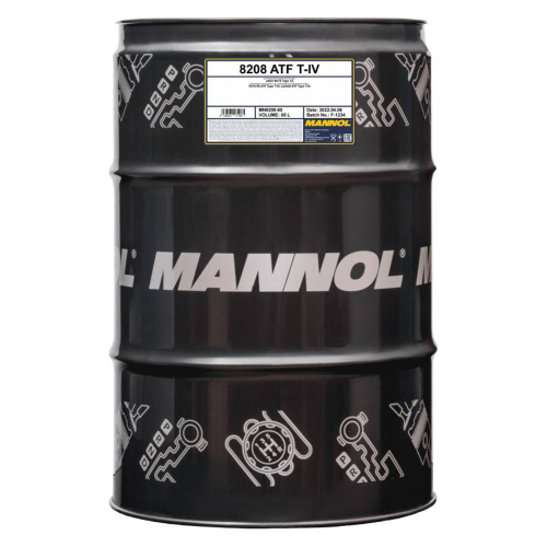 Синтетическое трансмиссионное масло MANNOL ATF T-IV (208л.)