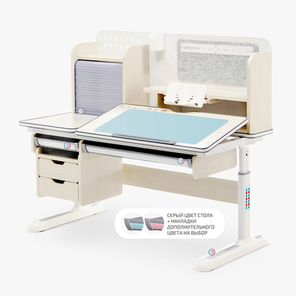 Стол письменный для школьника Ergokids Winnipeg Multicolor BD-630 Клен MAX