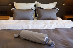 Постельное белье 2 спальное евро Von der Thannen Twist grey&white