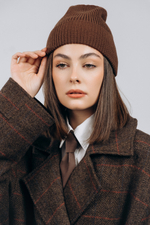 Шапка из полушерсти