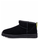 Ugg Mens Classic Ultra Mini Zip Boot Black