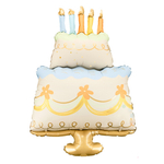 Фольгированный шар-фигура «Праздничный торт», сатин, 104 см