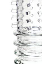 Прозрачная насадка на пенис TOYFA A-Toys с расширенной головкой - 15,3 см. (Цвет: прозрачный)