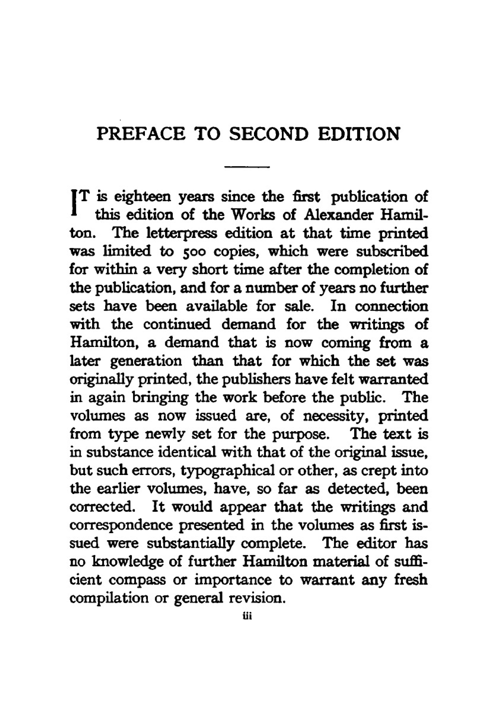 The Works of Alexander Hamilton. Vol. 1 | Hamilton Alexander