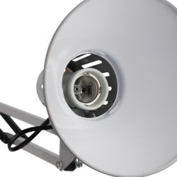 Настольный светильник ЭРА N-121-E27-40W-GY Е27 на струбцине серый | Настольные светильники под лампу