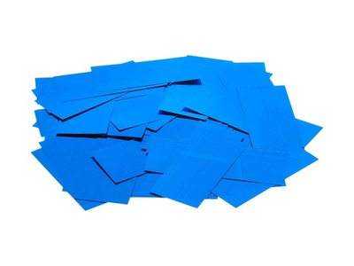 Конфетти ТЁМНО-СИНЕЕ 1 кг, Металлизированное 20х50мм