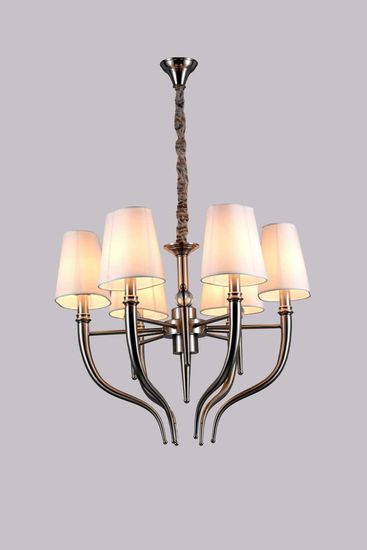 8658/6NK NICKEL (1) Люстра Veneto Luce