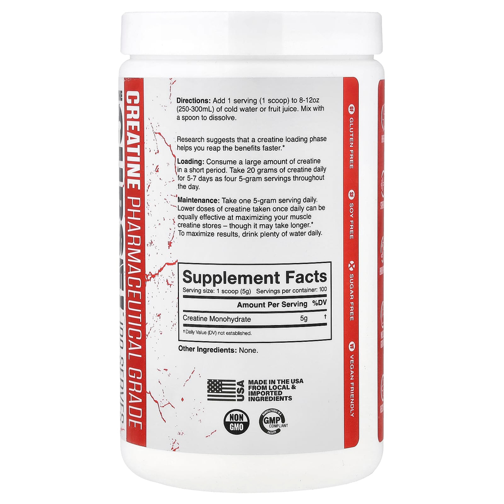 JNX Sports, The Curse, креатин, без добавок, 500 г (17,6 унции)